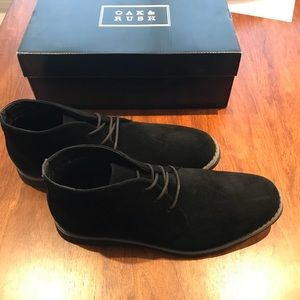 New Black Suede Chukka Size 10